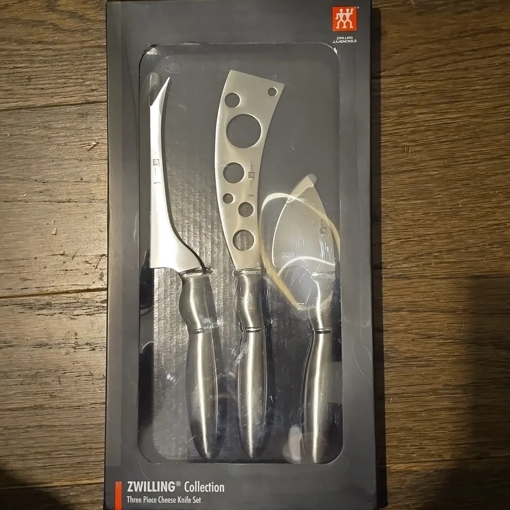 ZWILLING Collection 3-pc Cheese Knife Set for Charcuterie Board, Gift Set, Stain